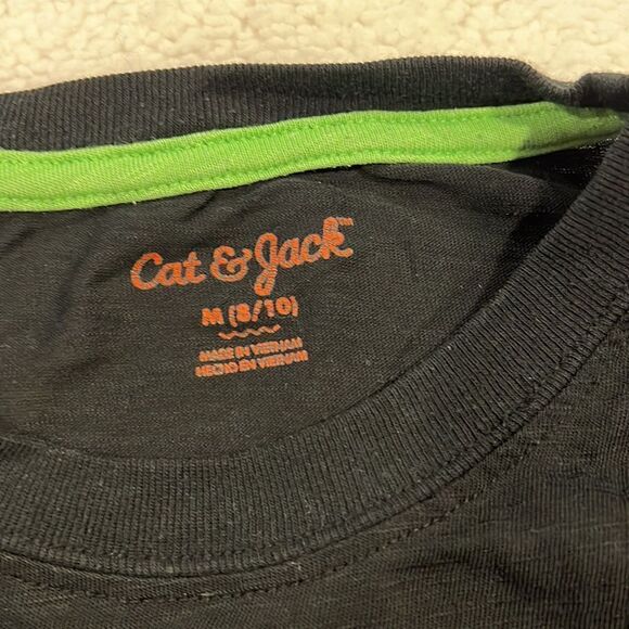 Cat and jack black shirt, size 8–10 - Picture 3 of 3